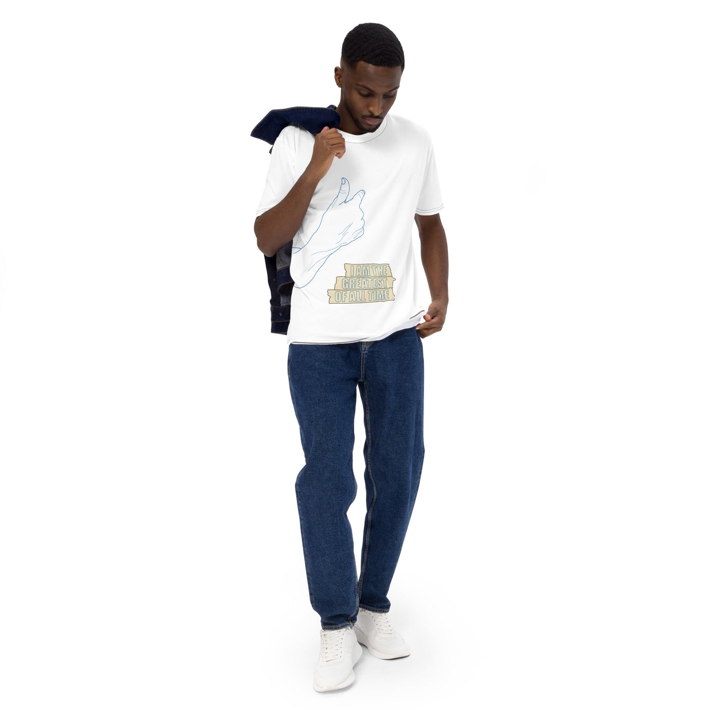 Men’s ‘I AM THE GREATEST OF ALL TIME’ T-Shirt - White