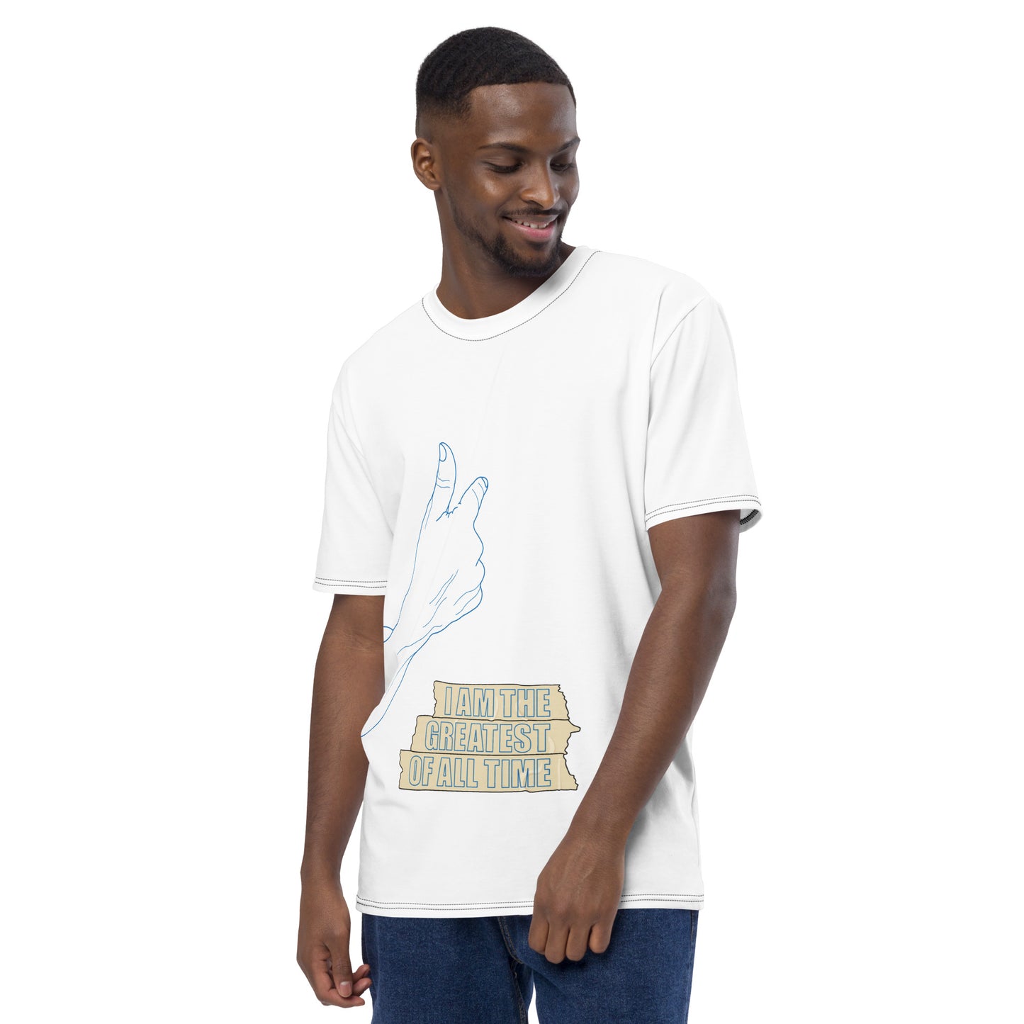 Men’s ‘I AM THE GREATEST OF ALL TIME’ T-Shirt - White